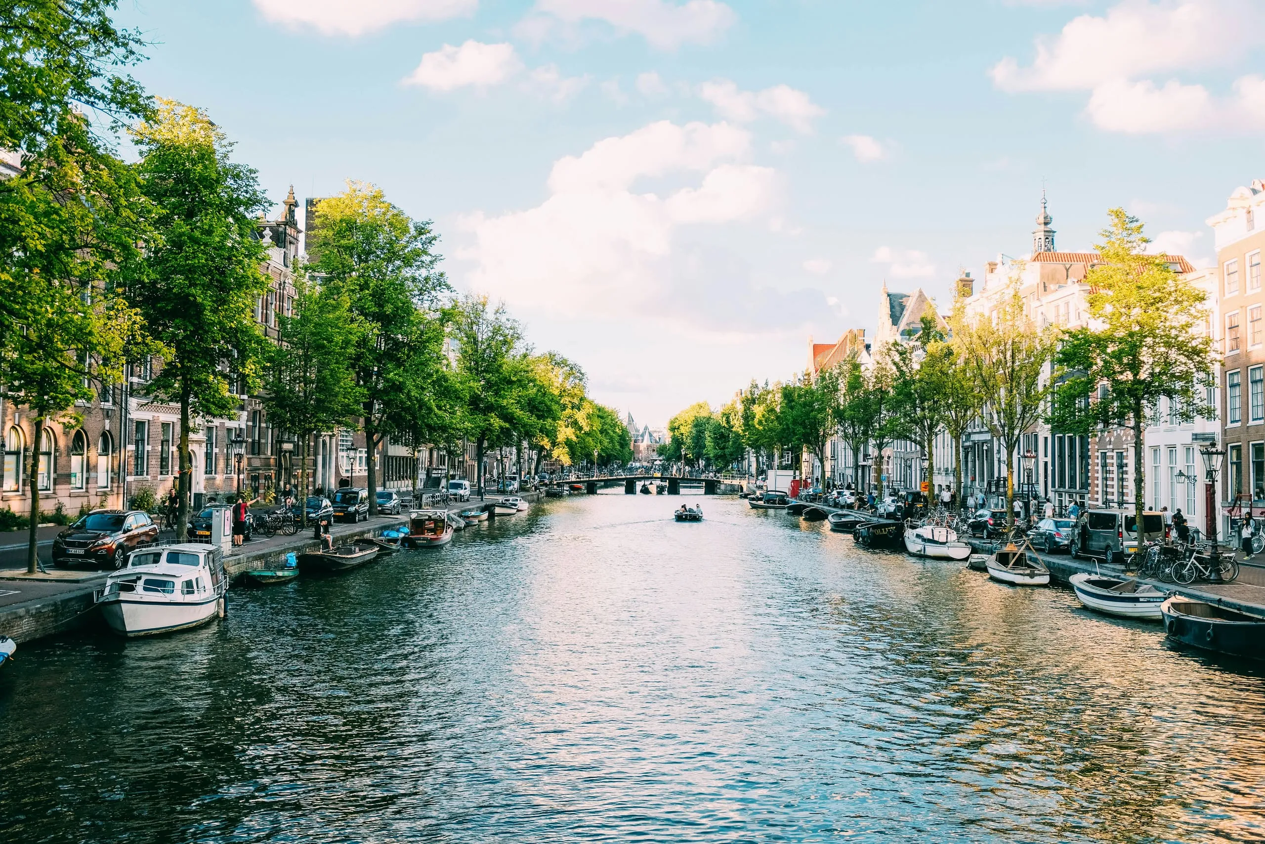 Grachtenpanden in Amsterdam